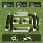 6-Pack 18” Tall Galvanized Raised Garden Beds – New Home Garden Layout - Image 2
