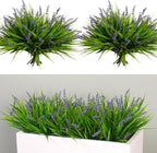 alyptus Artificial Flowers for Outdoors 24 Bundles Fake Monkey Grass Plants by ALYPTUS