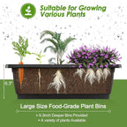 Suyncll Vertical Raised Garden Bed Planter Box, 5 Tiers Vertical Garden Planter - Image 4