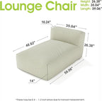 Outdoor Bean Bed Chair Sun Lounger, Outdoor Couch Sofa - Image 2