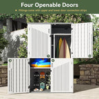 Aoxun Outdoor Resin Storage Shed - Image 7