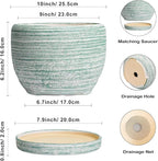 SQOWL Ceramic Pots for Plants - Image 3