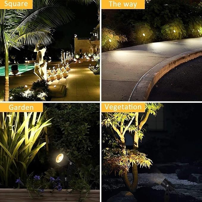 Svater Low Voltage Landscape Lighting Outdoor, 3W 250 LM Plug-in Outdoor - Image 5