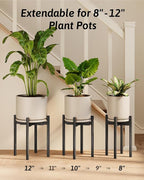 Adjustable Plant Stand Indoor, Bamboo Plant Stand Fits 8 9 10 11 12 Inches - Image 7
