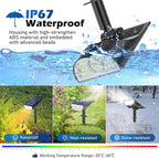 Solar Lights Outdoor, 5 Working Modes Solar Powered Spotlights - Image 6