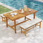 Tangkula 3 Piece Patio Dining Set - Image 3