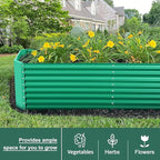 Land Guard 6×3×2 ft Galvanized Metal Raised Garden Bed, 2FT Deep Root Elevated - Image 4