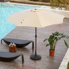 wikiwiki 80 Lbs Round Weighted Patio Umbrella Base, Free Standing Heavy Duty - Image 5