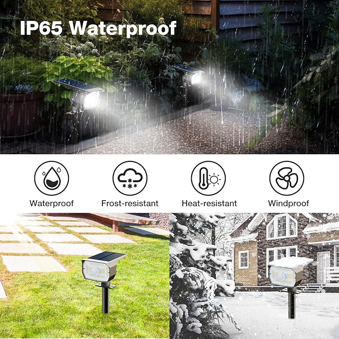 nipify Solar Spot Lights Outdoor Motion Sensor - Image 5
