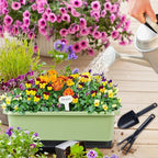 Window Box Planter 6 Pcs, 17 Inches Rectangle Flower Pots - Image 5