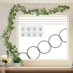 24 Pcs Chain Trellis for Climbing Plants, 120 Inch Long Metal Plant Trellis by FHWTY
