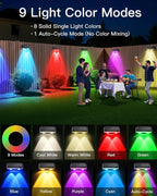 Solar Fence Lights Outdoor, 12 Pack IP65 Waterproof Fence Lights Solar Powered - Image 5