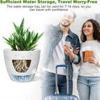 12 Inch Large Self Watering Pots, Flower Pots - Image 5