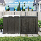 EasyUp 90 Gallon Outdoor Deck Box Waterproof, UV Resistant Resin Outdoor - Image 4