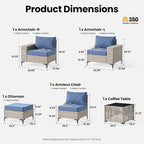 ovios 5-Piece Patio Furniture Set - Image 8