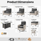 ovios 8-Piece Patio Furniture Set - Image 8