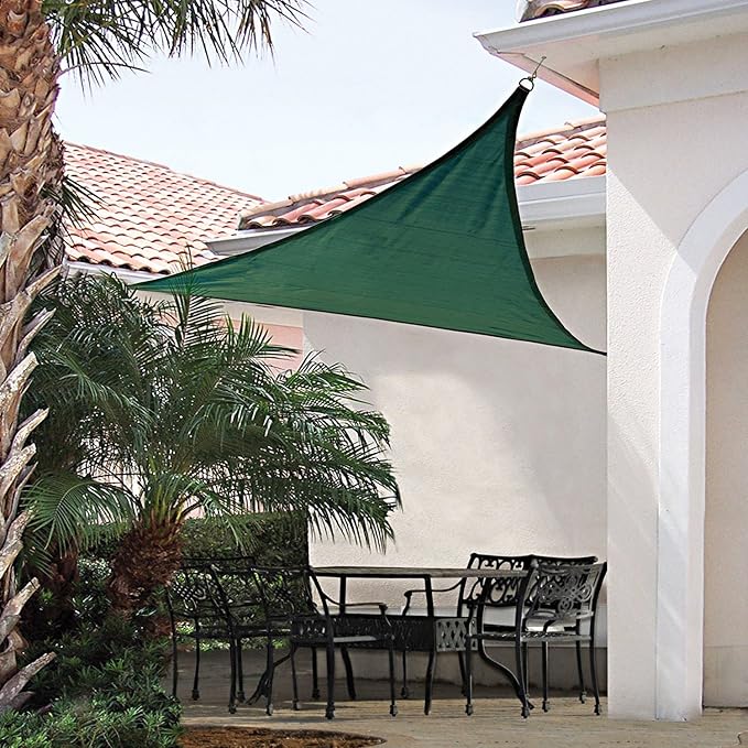 E&K Sunrise 26' x 26' x 26' Sun Shade Sail Triangle Canopy Shade Cover UV Block - Image 8