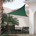 E&K Sunrise 27' x 27' x 27' Sun Shade Sail Triangle Canopy Shade Cover UV Block - Image 8