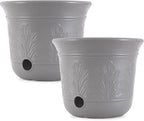 Suncast 2 Pack 300 Foot Heavy Duty 5 Gallon Decorative Plastic Hose Pot by Suncast