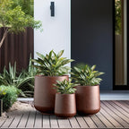 Kante 15.3"+11.6"+8.2" Dia Round Concrete Planter, Large Outdoor Indoor Planter - Image 6