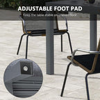 Outsunny Expandable Patio Dining Table - Image 7