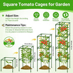Legigo 2 Pack Square Tomato Cages - Image 2