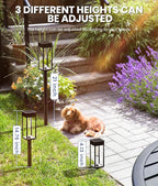 Bright Solar Pathway Lights Outdoor, 6 Pack IP65 Waterproof Solar Garden Lights - Image 6