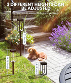 Solar Pathway Lights Outdoor, 6 Pack Solar Garden Lights Waterproof Bright LED - Image 6