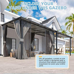 AECOJOY Wall Gazebo 12’ x 10’ - Image 5