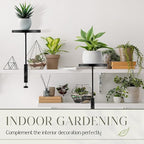 2 Pcs Window Sill Plant Shelf 7.9''D x 14.2''H Adjustable Window Shelf - Image 6