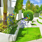 DREAMSOUL Solar Garden Lights Outdoor, Metal Peacock Decor Solar Lights Garden - Image 4