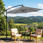 OLIXIS 9.7FT Offset Patio Umbrella - Image 6