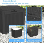 EasyUp 32 Gallon Outdoor Storage Box Waterproof, Storage Box Indoor and Outdoor - Image 5
