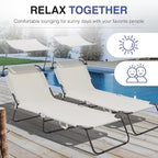 Folding Outdoor Lounge Chair - Image 4