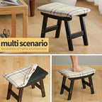 Foot Stool Ottoman Foot Rest Under Desk, Small Stool - Image 7