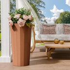 23.6" Tall Outdoor Planters Set of 2, Large Planters - Image 9