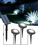 CORESLUX Solar Spot Lights Outdoor Waterproof IP68, 3-in-1 LED Cool Light Solar by CORESLUX