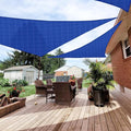 Patio Paradise 4' x 4' x 4' Sun Shade Sail Triangle Canopy Shade Cloth Fabric by Patio