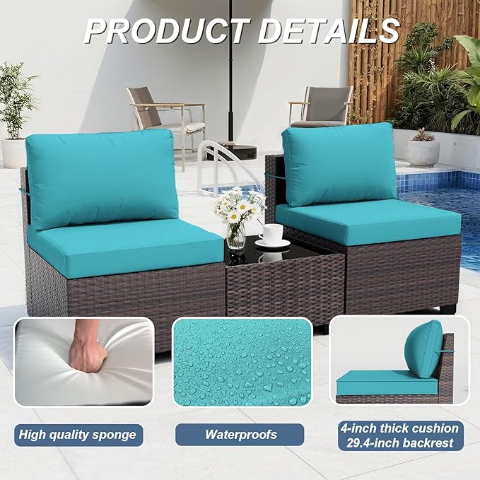 ALAULM Patio Furniture Set - Image 4