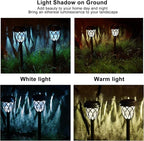EXCMARK 10 Pack Solar Lights Outdoor Garden Pathway Solar Powered Yard Lights - Image 3