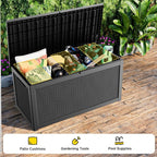 320 Gallon Outdoor Storage Box, Large Waterproof UV Resistant Deck Box - Image 5