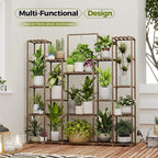 Bamworld Plant Shelf Indoor Hanging Plant Stand Outdoor Large Plant Shelves - Image 9