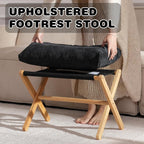 Ottoman Foot Rest- Bamboo Foldable Stool, Foot Stools Small Ottman - Image 7