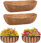 Riare 2 Pack 24 Inch Trough Coco Coir Liners by Riare