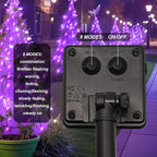 ZNYCYE Solar Waterfall Fairy Bunch Lights Outdoor Waterproof 200LEDs 8 Modes - Image 5