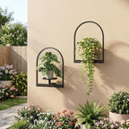 2 Pack Plant Stand Indoor Outdoor Hanging Planters - Image 8