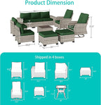 11-Piece Outdoor Patio Furniture Set - Image 3