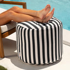 Jaxx Spring Indoor/Outdoor Bean Bag Pouf Ottoman - Image 2
