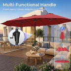 SUPERJARE 15FT Outdoor Umbrella - Image 5