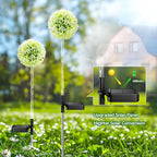 Solar Garden Lights Outdoor Decor: 4 Pack Dandelion Solar Flower Lights - Image 7